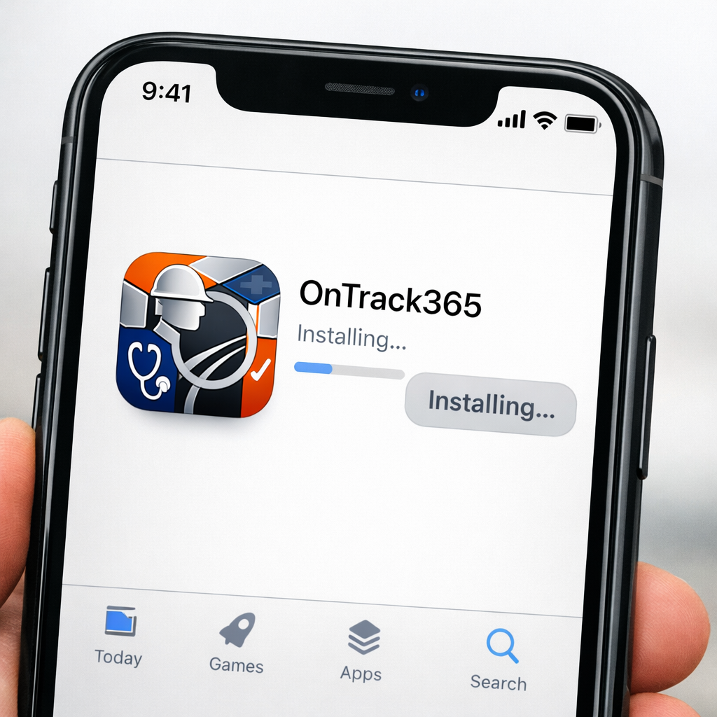 OnTrack365 mobile app